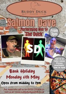 Salmon Dave at The Ruddy Duck Poster