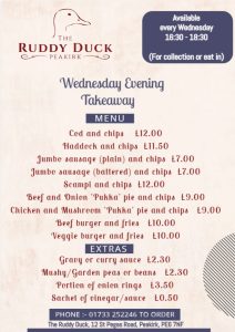 ruddy duck food menu