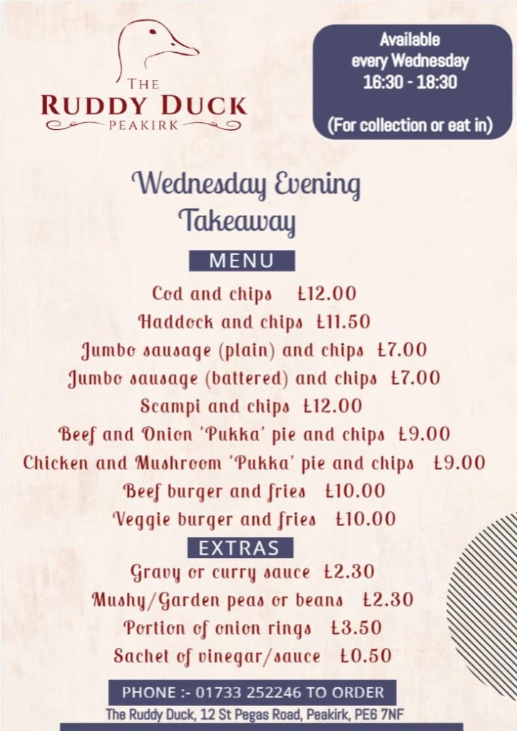 ruddy duck food menu